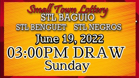STL Baguio Result June 2022 .